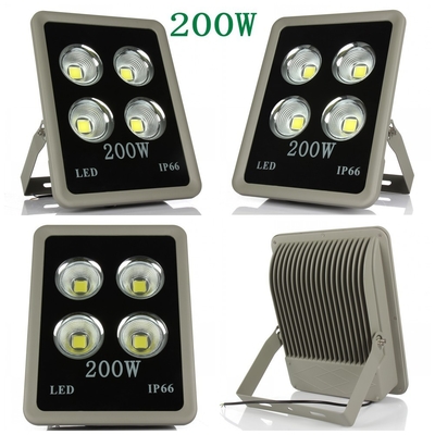 Led Lamp Outdoor Greenhouse Grow Lights IP65 COB 200W Brushed Nickel For Hydroponic